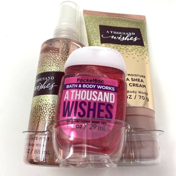 Bath & Body Works A Thousand Wishes Travel Size 3 Piece Gift Set - Picture 4 of 8